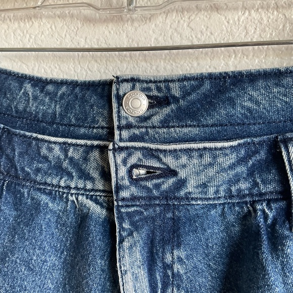 Blue and Gray Striped Sweater with Denim Skirt scoop size 12 - Picture 4 of 11